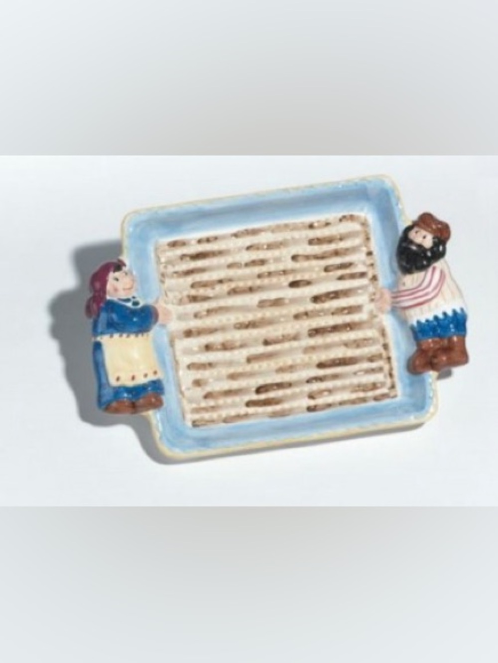 Lotus matzah plate 1999 Passover plate